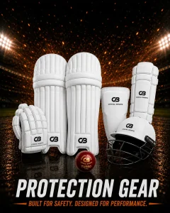 COrival Sports premium cricket protection gear kit featuring batting pads, batting gloves, thigh guard, arm guard, helmet, and cricket ball for players in the USA.